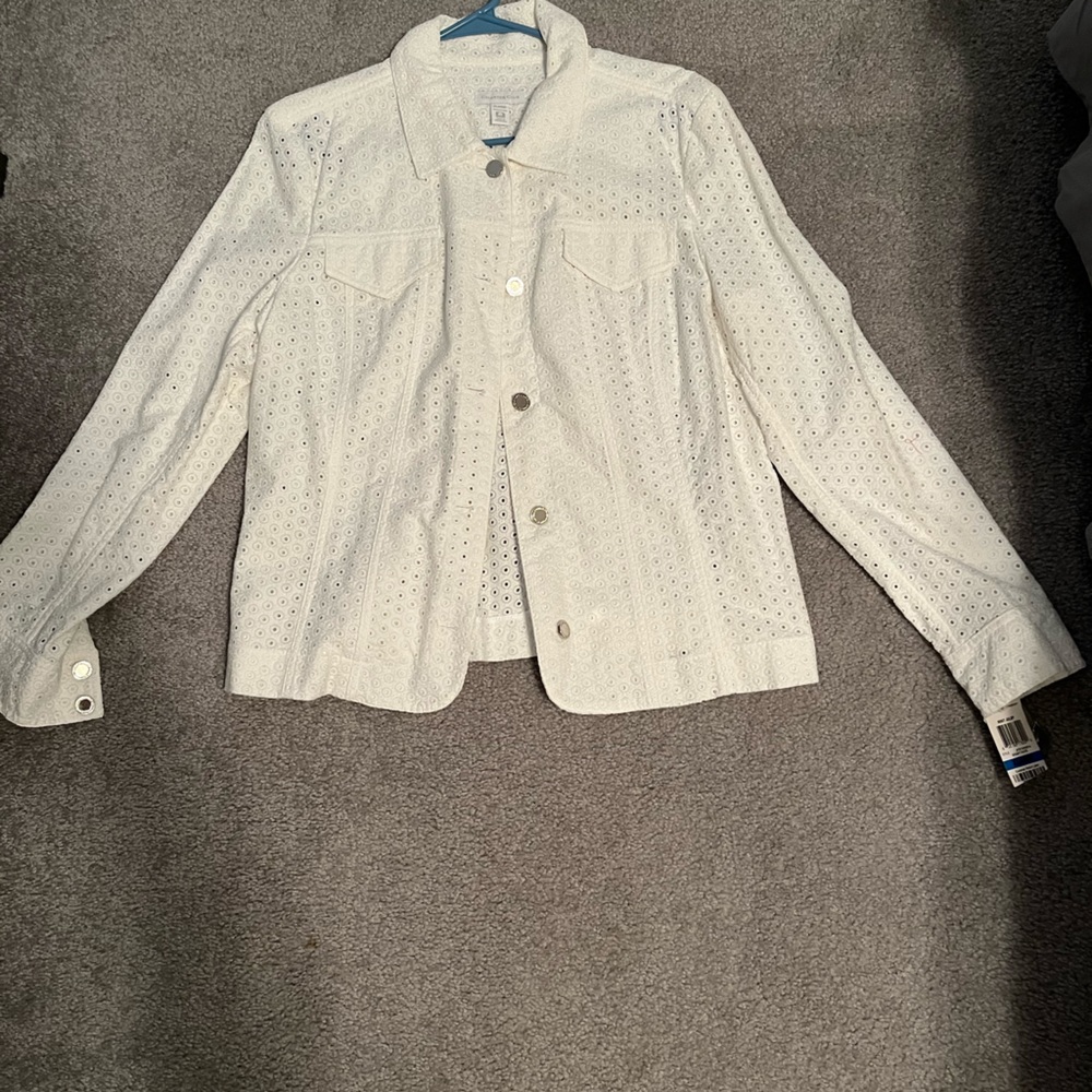 COPY - New with tags white Charter Club Jacket